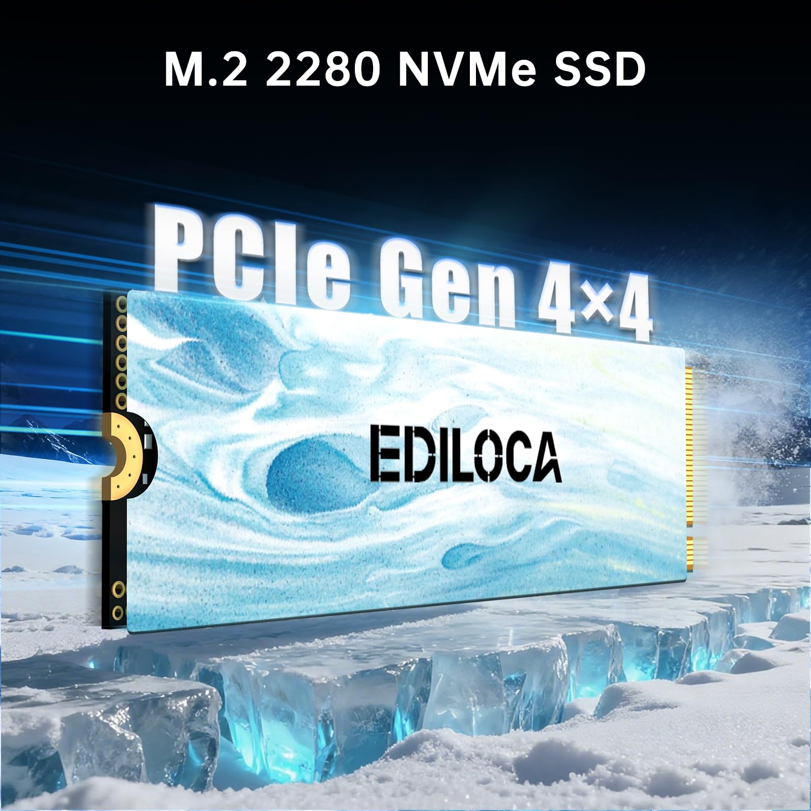 Amazon.com: Ediloca EN880E M.2 SSD 1TB NVMe SSD M2 2280 PCIe Gen